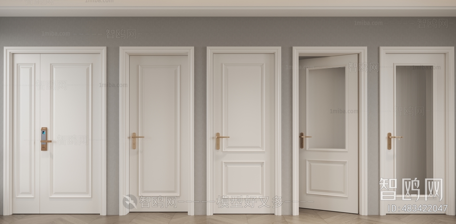 American Style Simple European Style Single Door