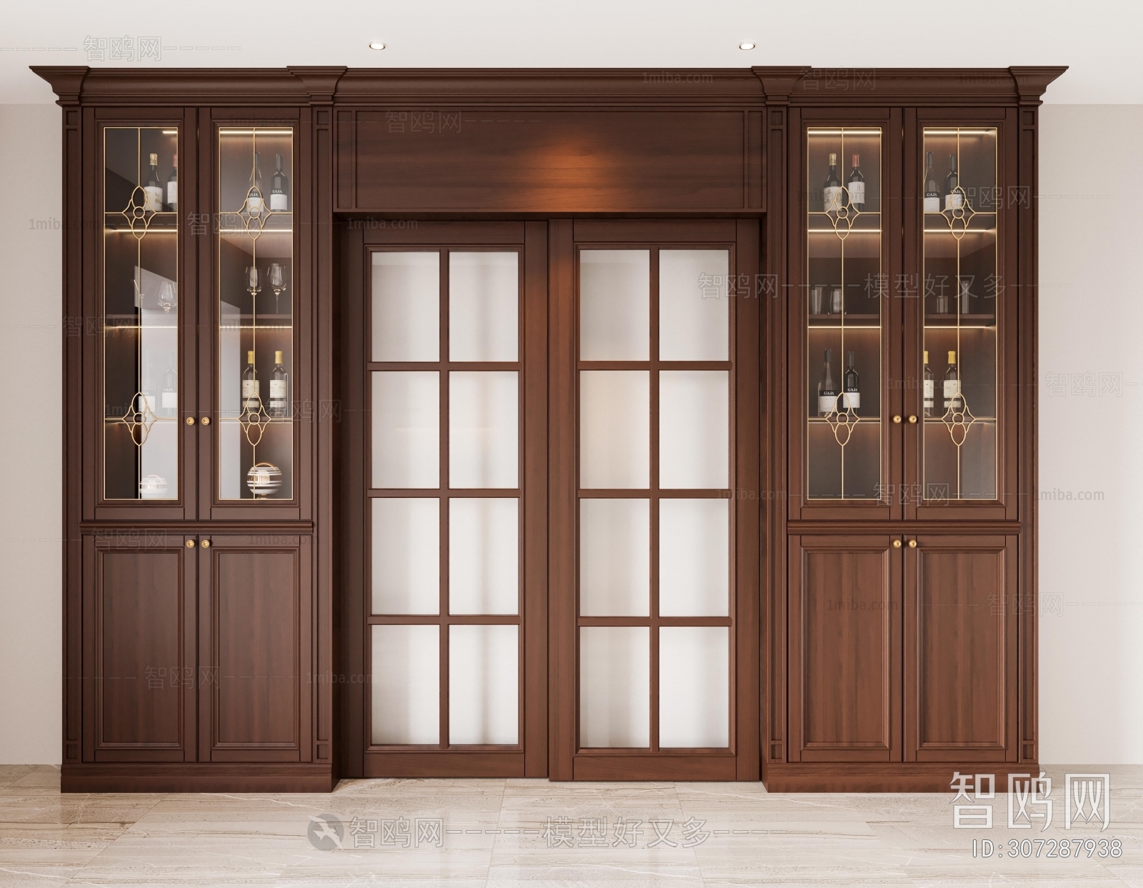 American Style Wine Cabinet