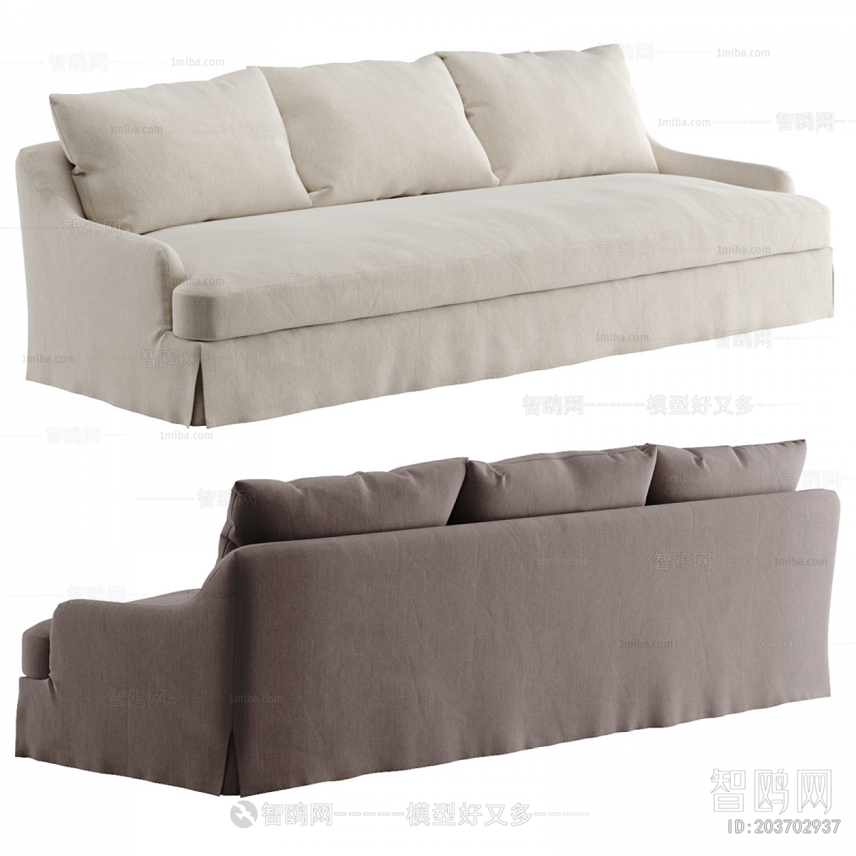 Modern Multi Person Sofa