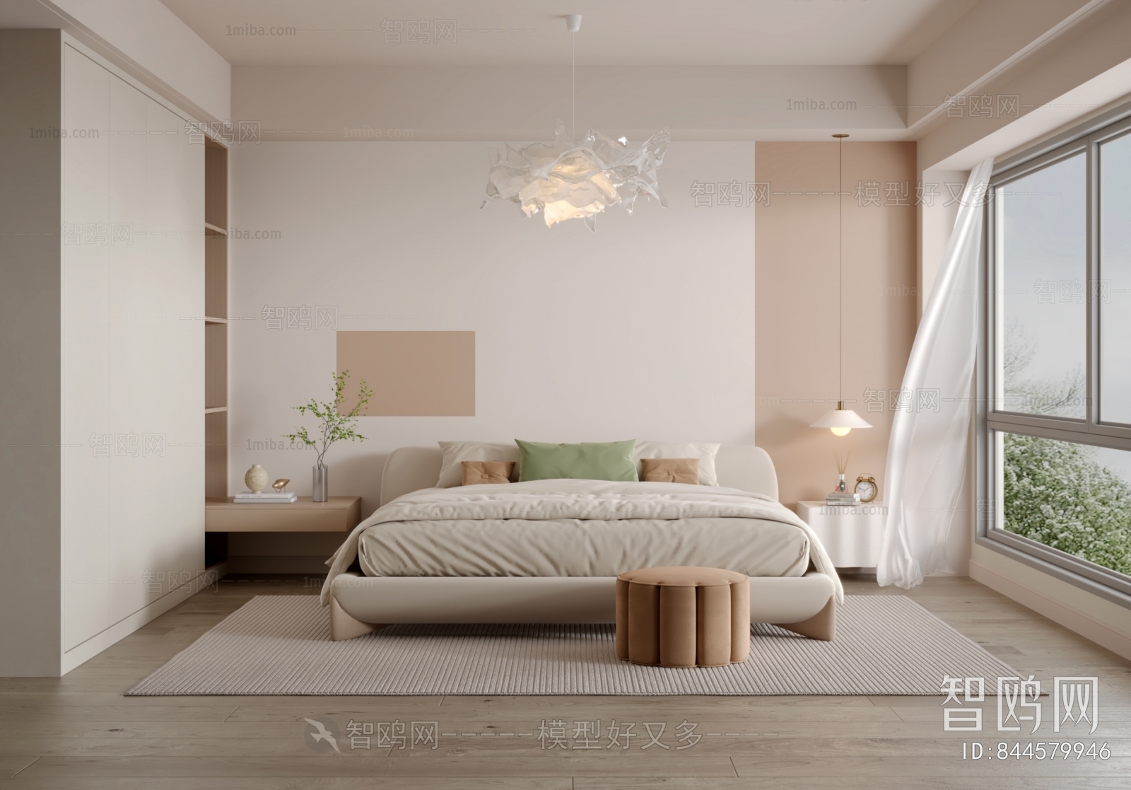 Modern Nordic Style Bedroom