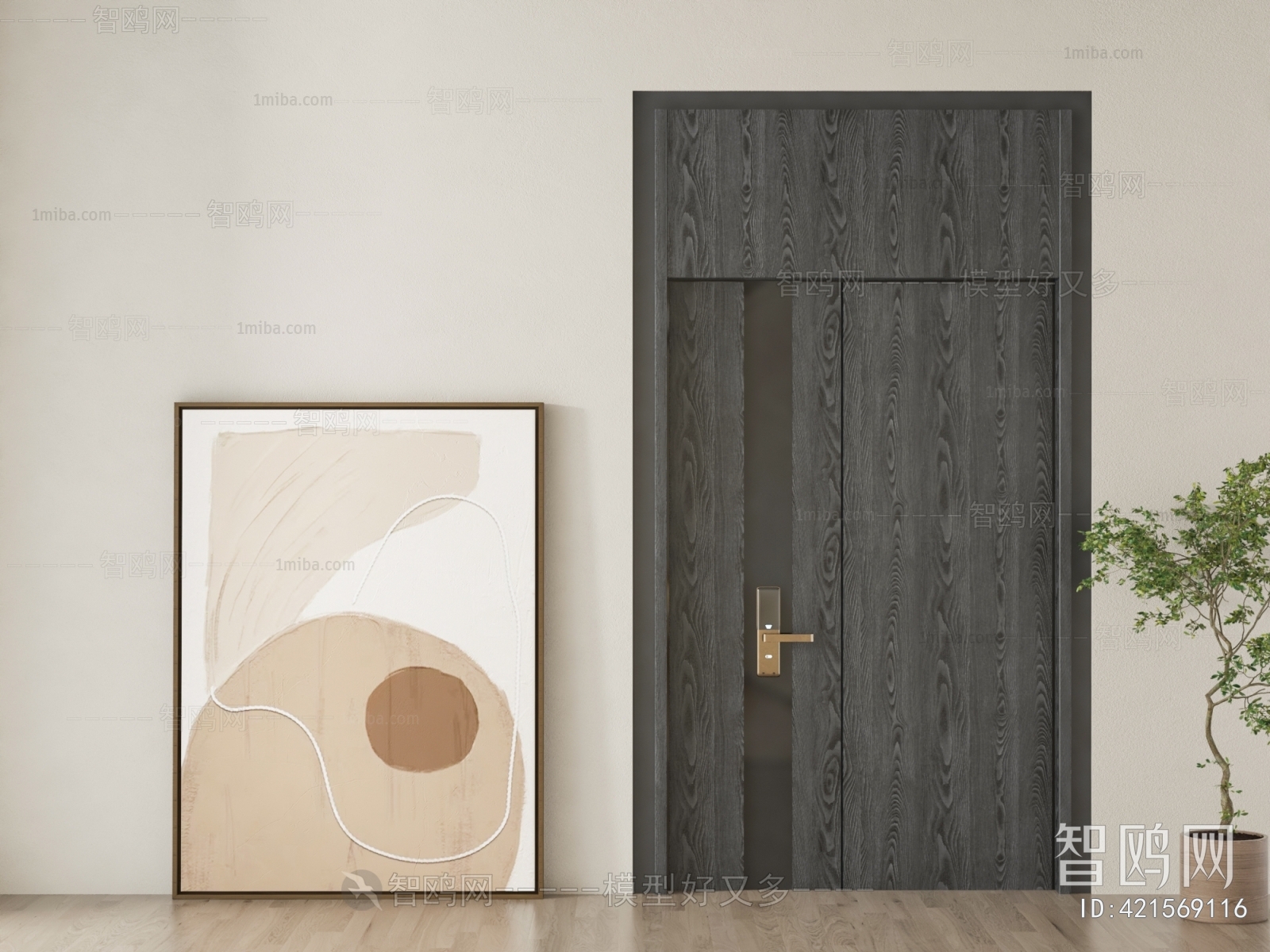 Modern Single Door