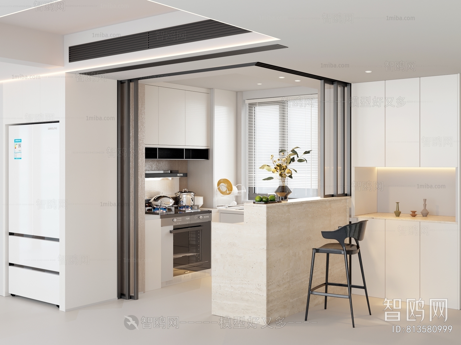 Modern Open Kitchen