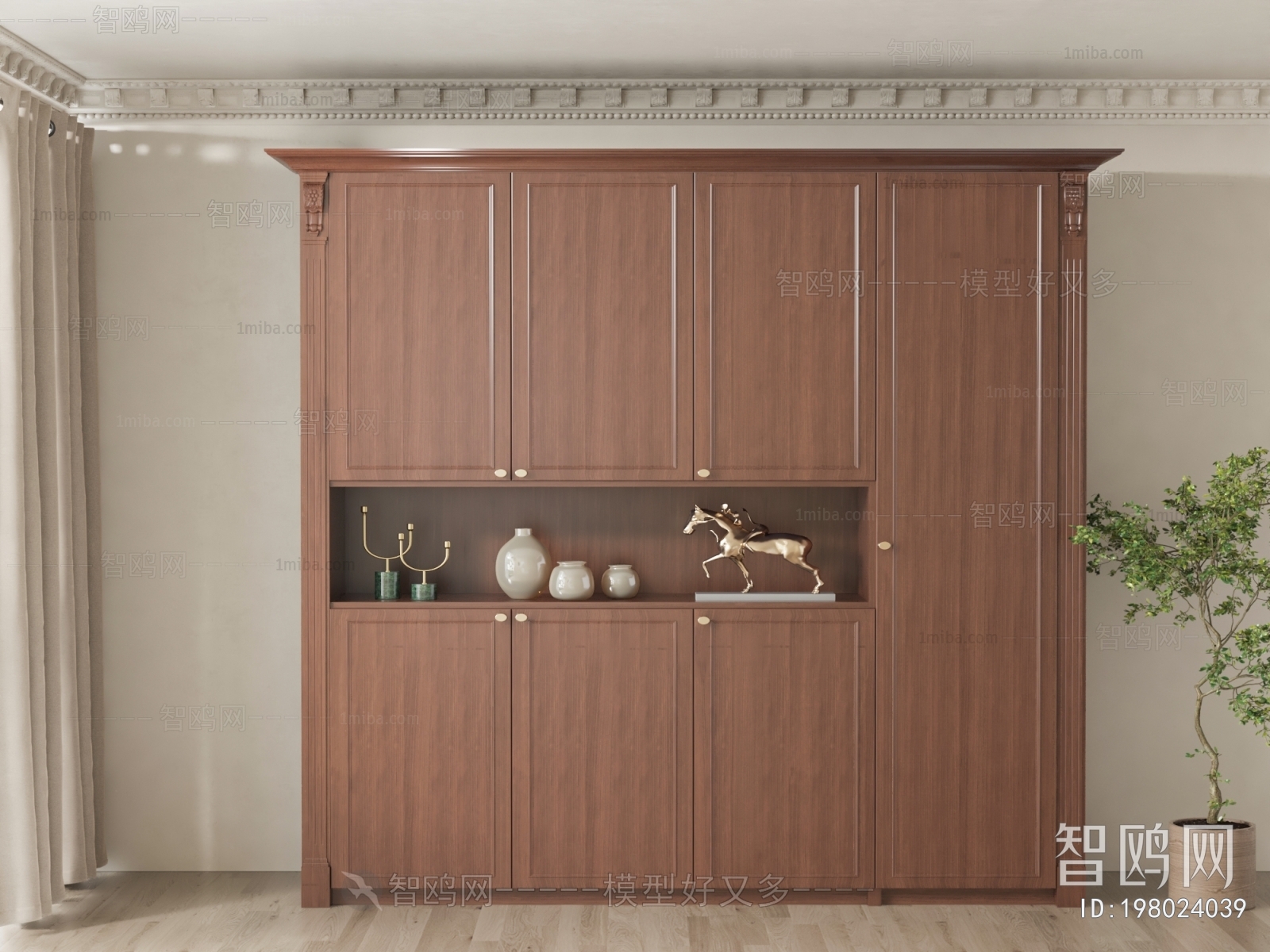 American Style Decorative Cabinet