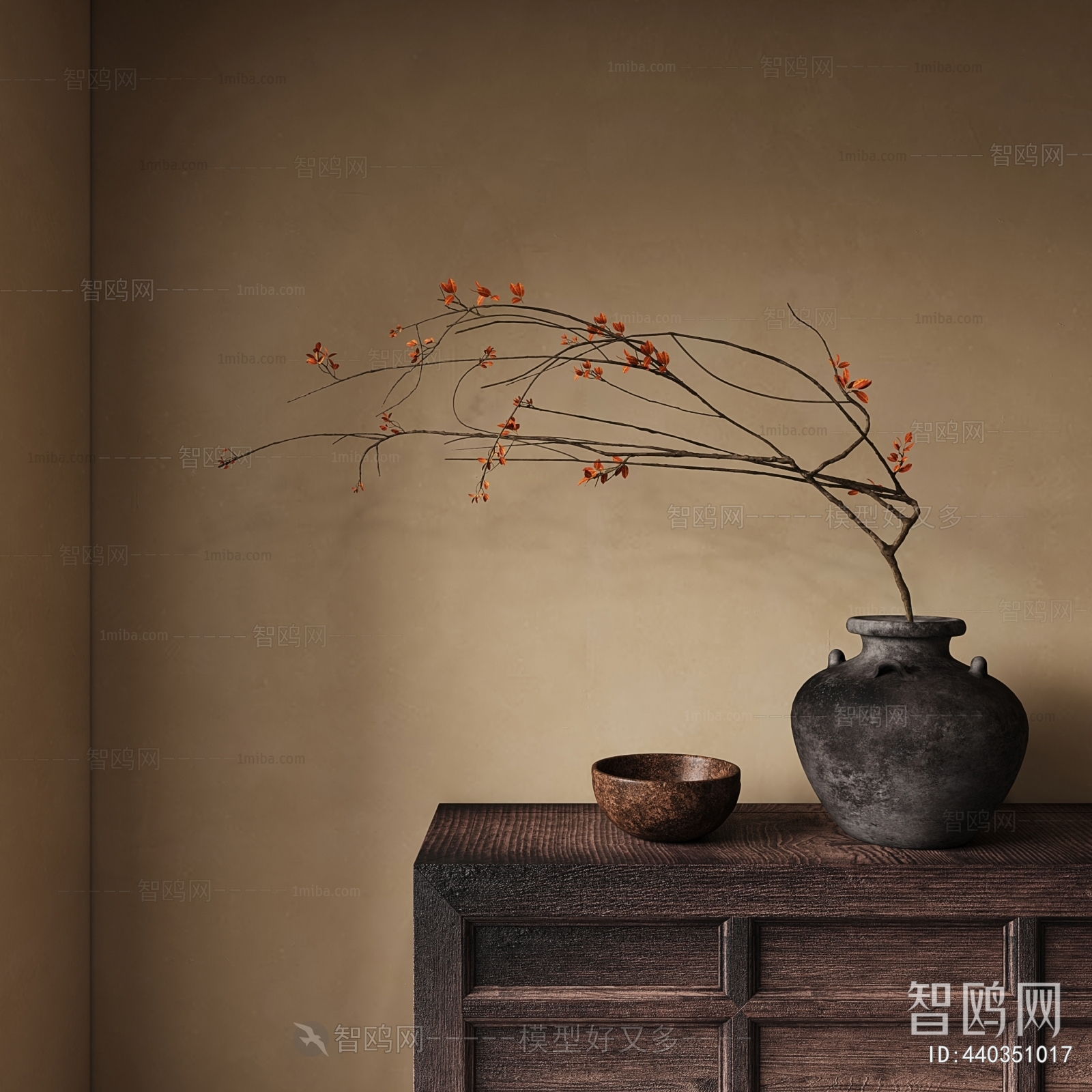 New Chinese Style Wabi-sabi Style Flowers