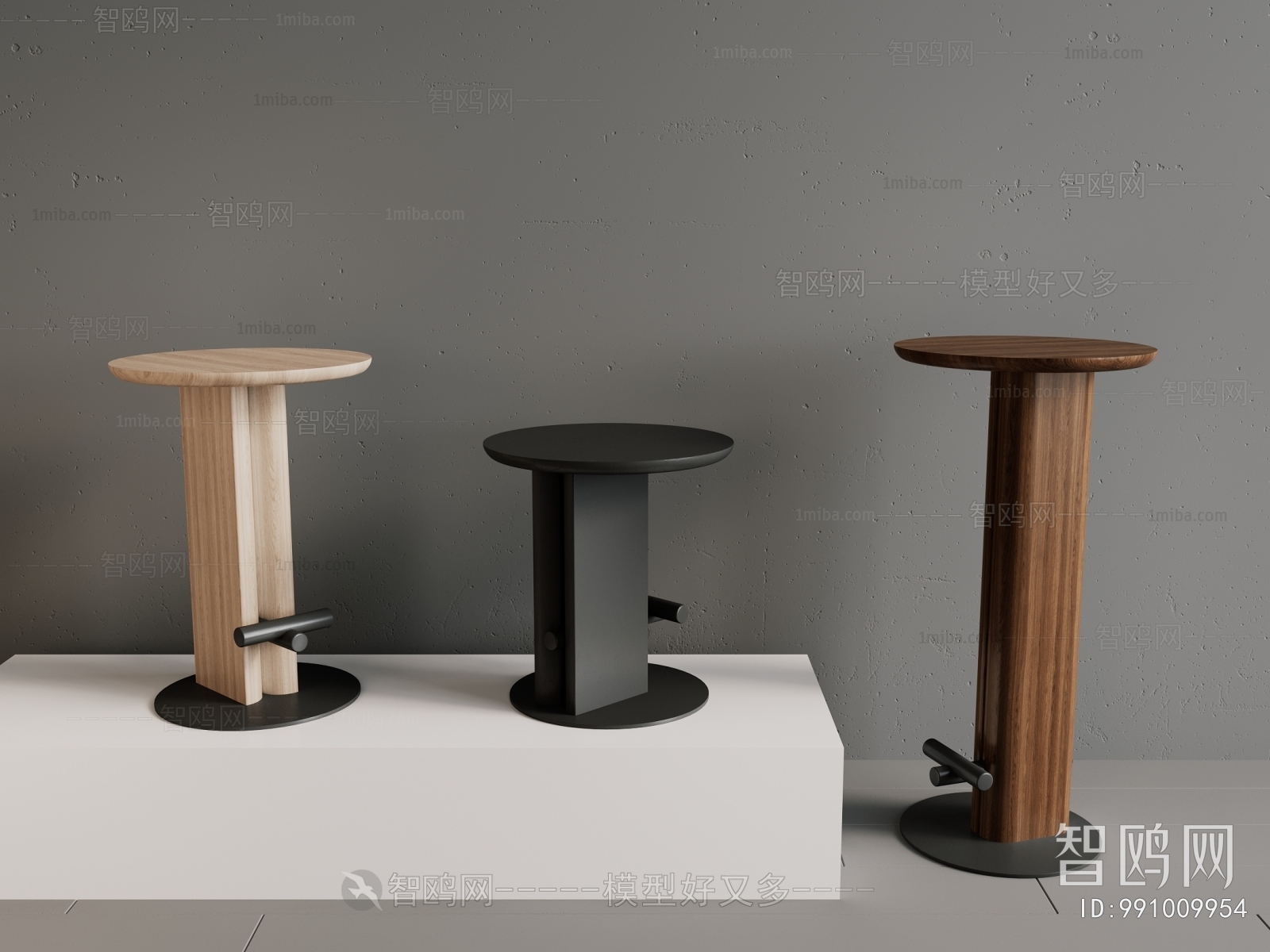 Wabi-sabi Style Bar Stool