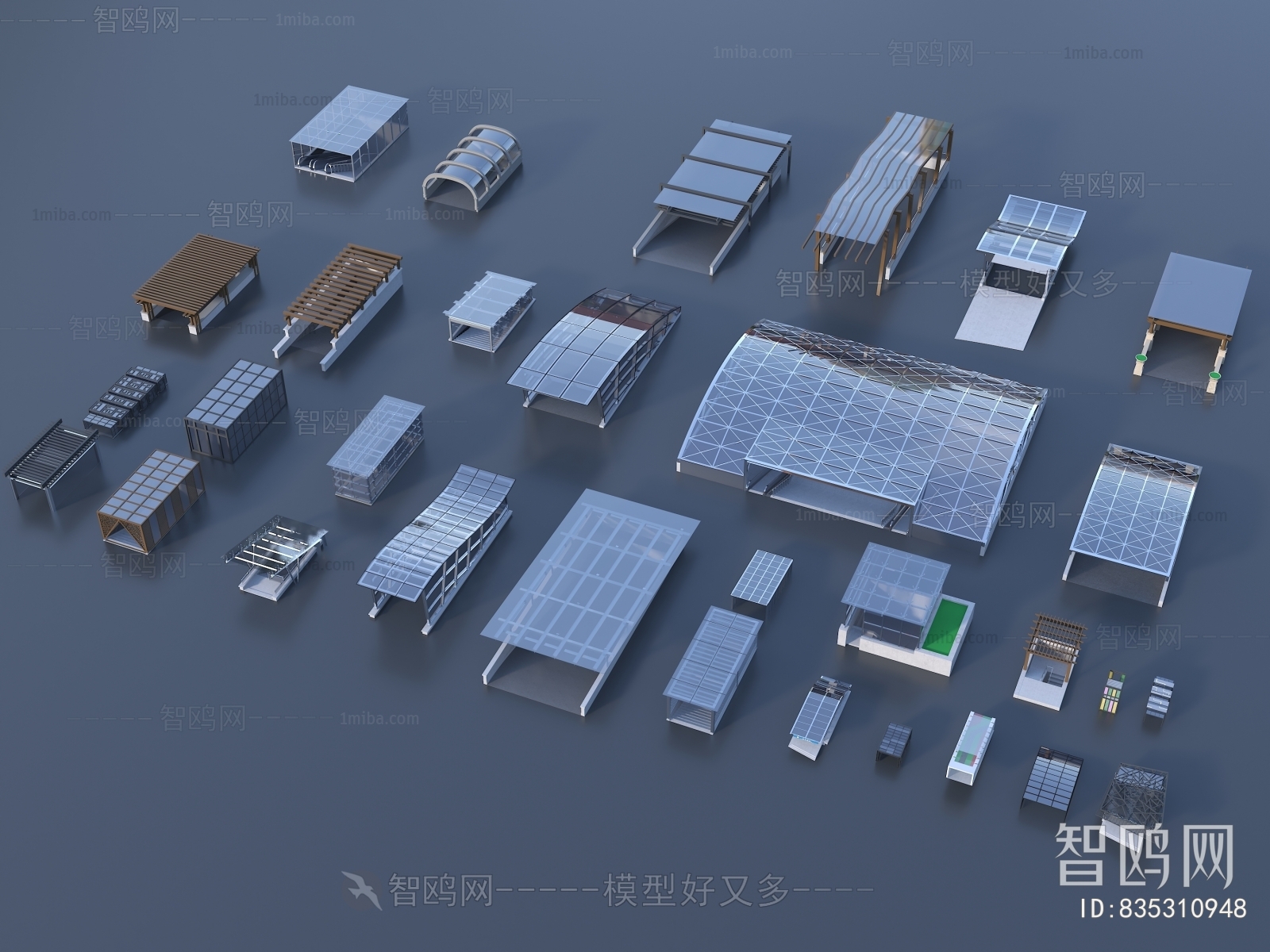 现代地下车库入口