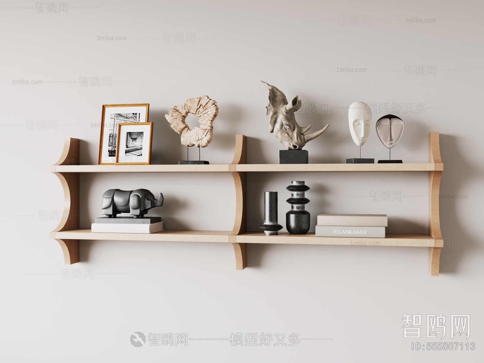 Wabi-sabi Style Bookshelf