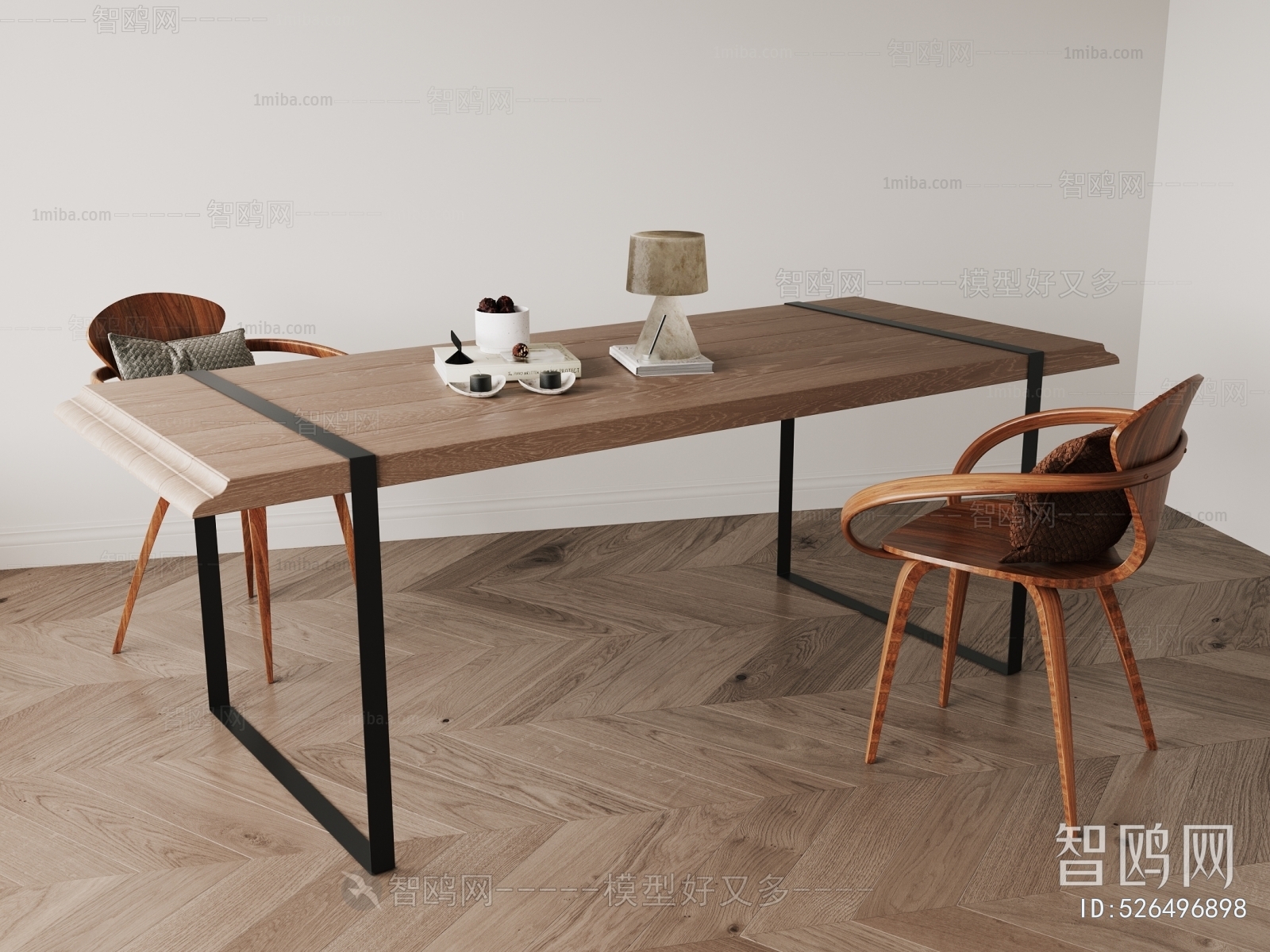 Wabi-sabi Style Dining Table And Chairs