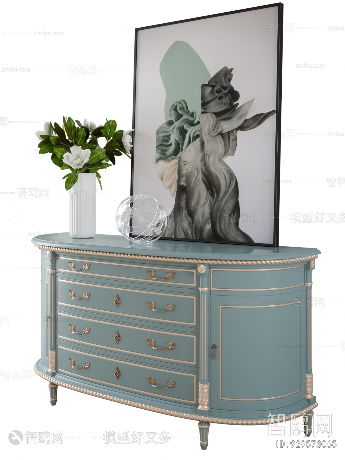 European Style Side Cabinet/Entrance Cabinet