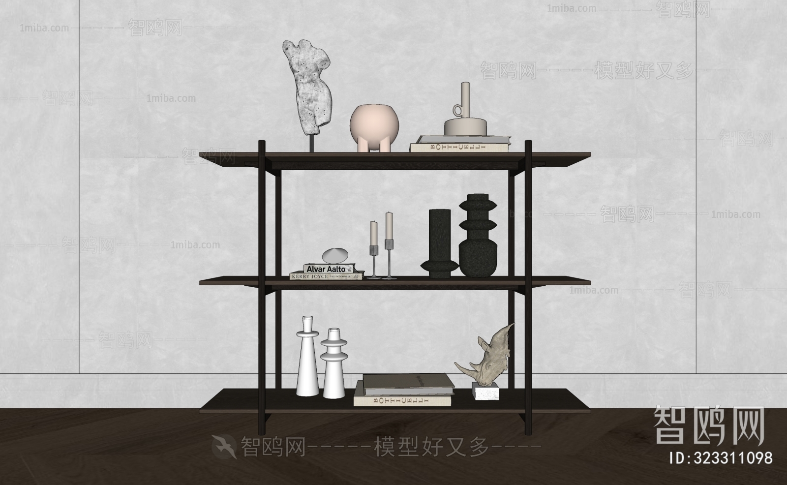 Wabi-sabi Style Shelving