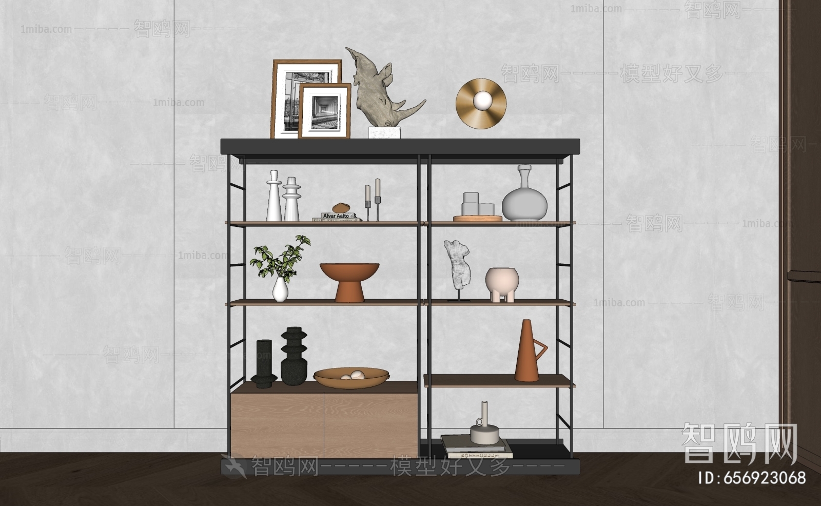 Wabi-sabi Style Shelving