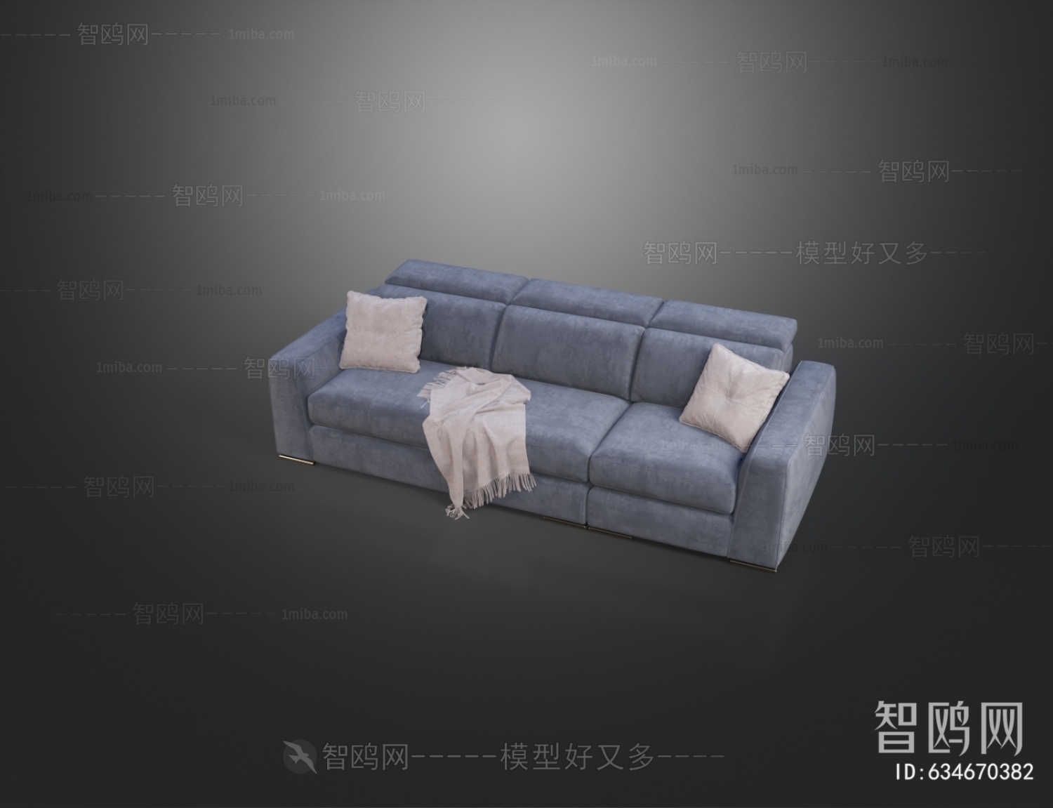 Modern Three-seat Sofa