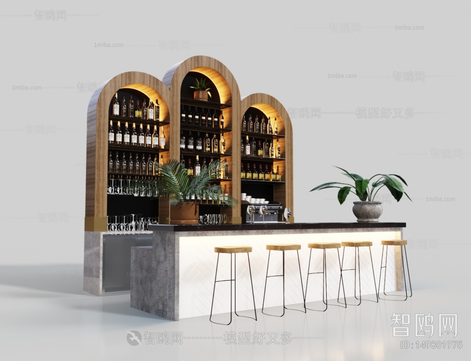 Modern Counter Bar