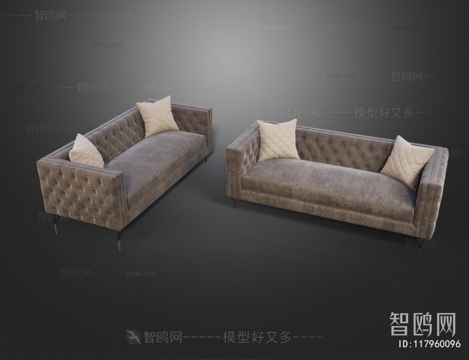 Simple European Style Multi Person Sofa