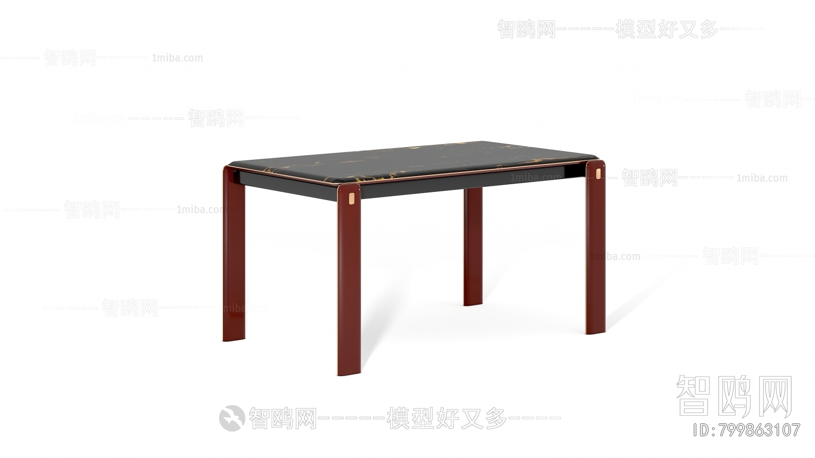 现代新中式餐桌