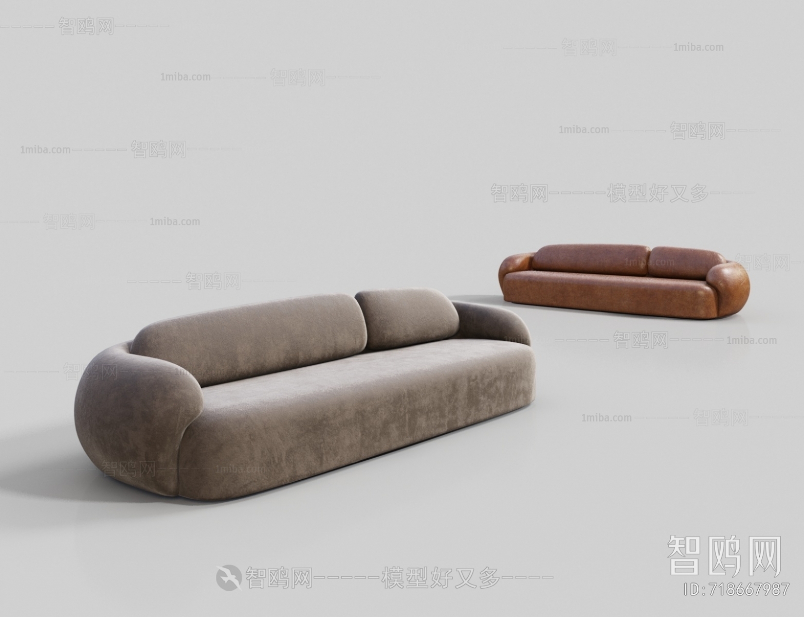 Modern Multi Person Sofa