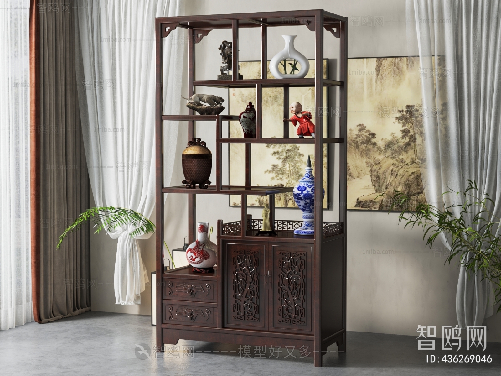 New Chinese Style Shelving