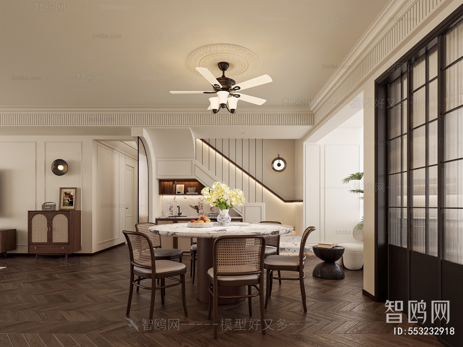 French Style Dining Room