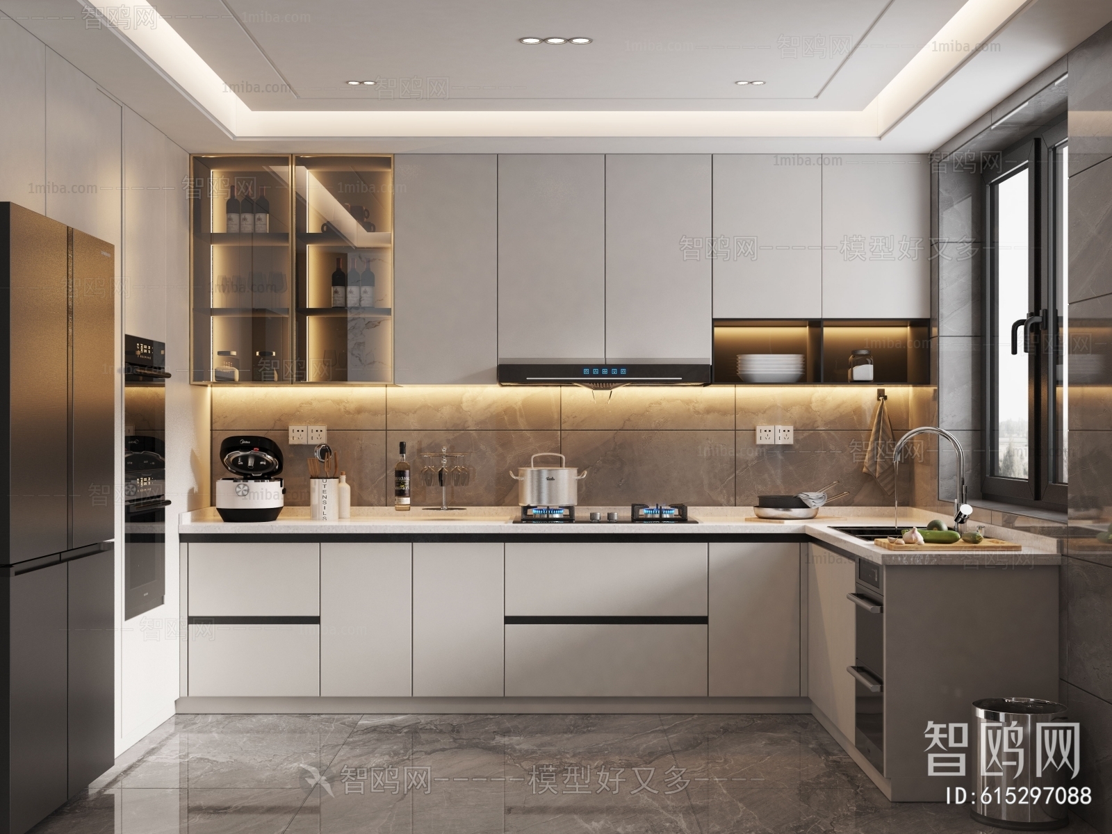 Modern The Kitchen