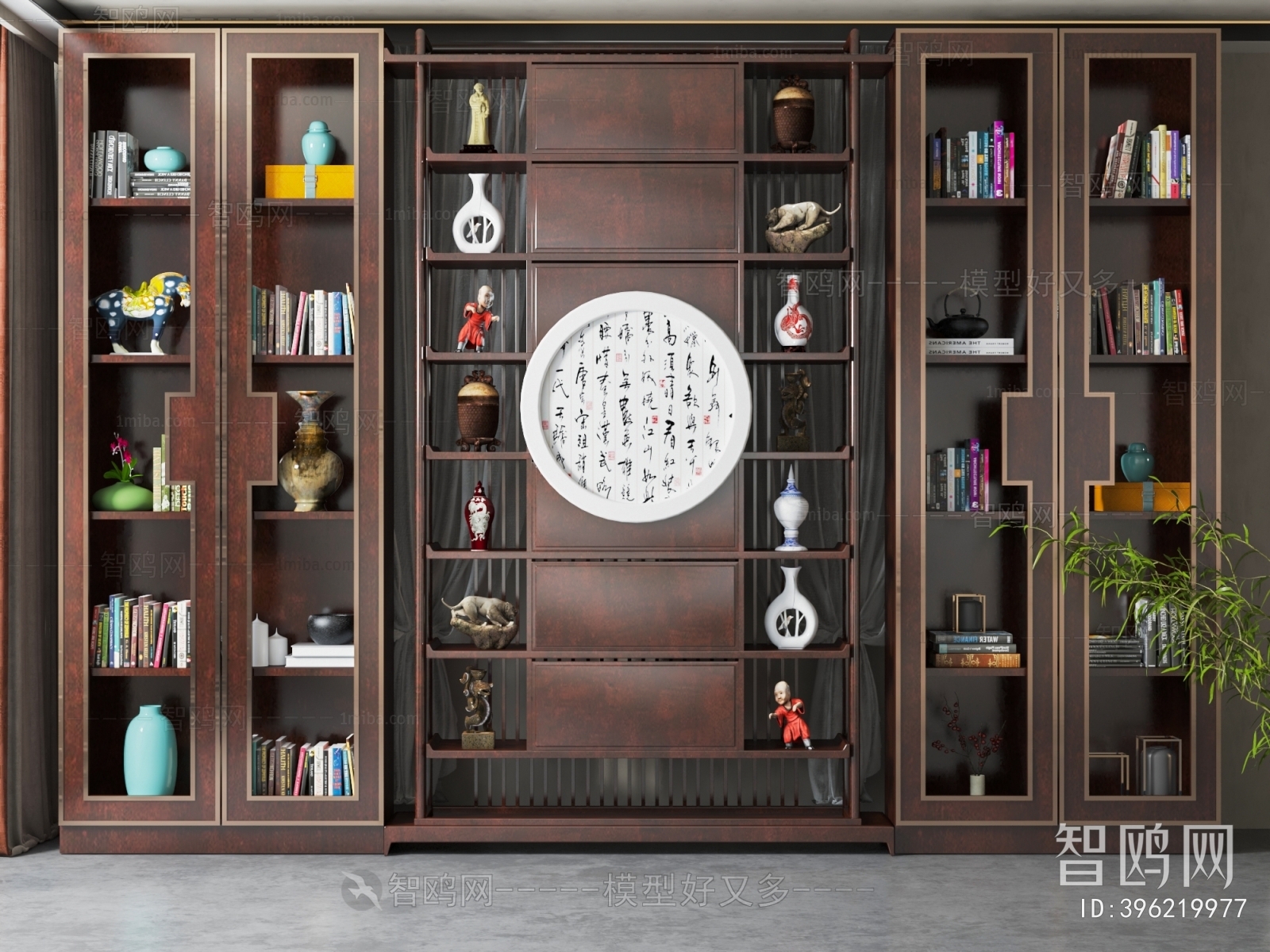 Chinese Style Bookcase