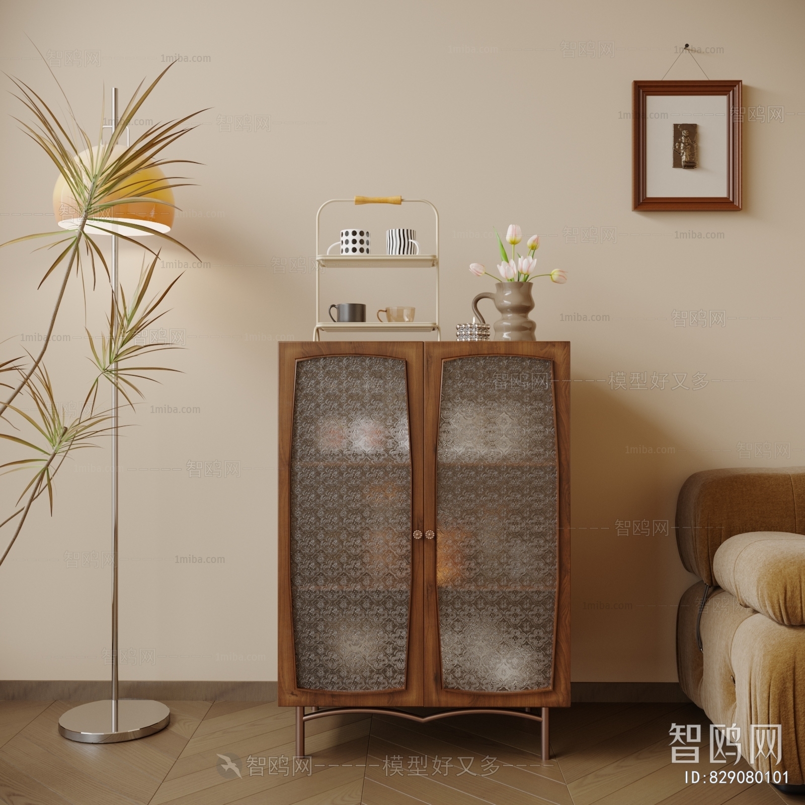 Modern Wabi-sabi Style Sideboard