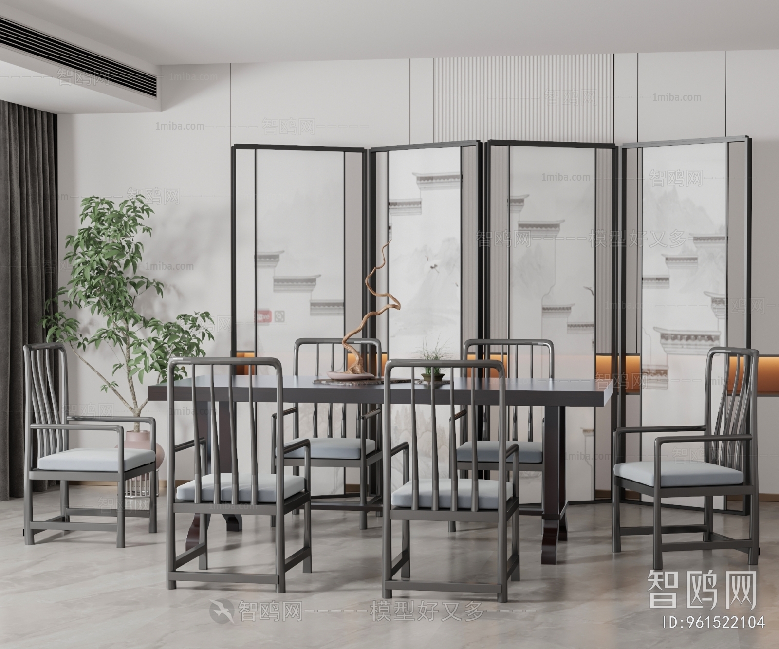 New Chinese Style Dining Table And Chairs