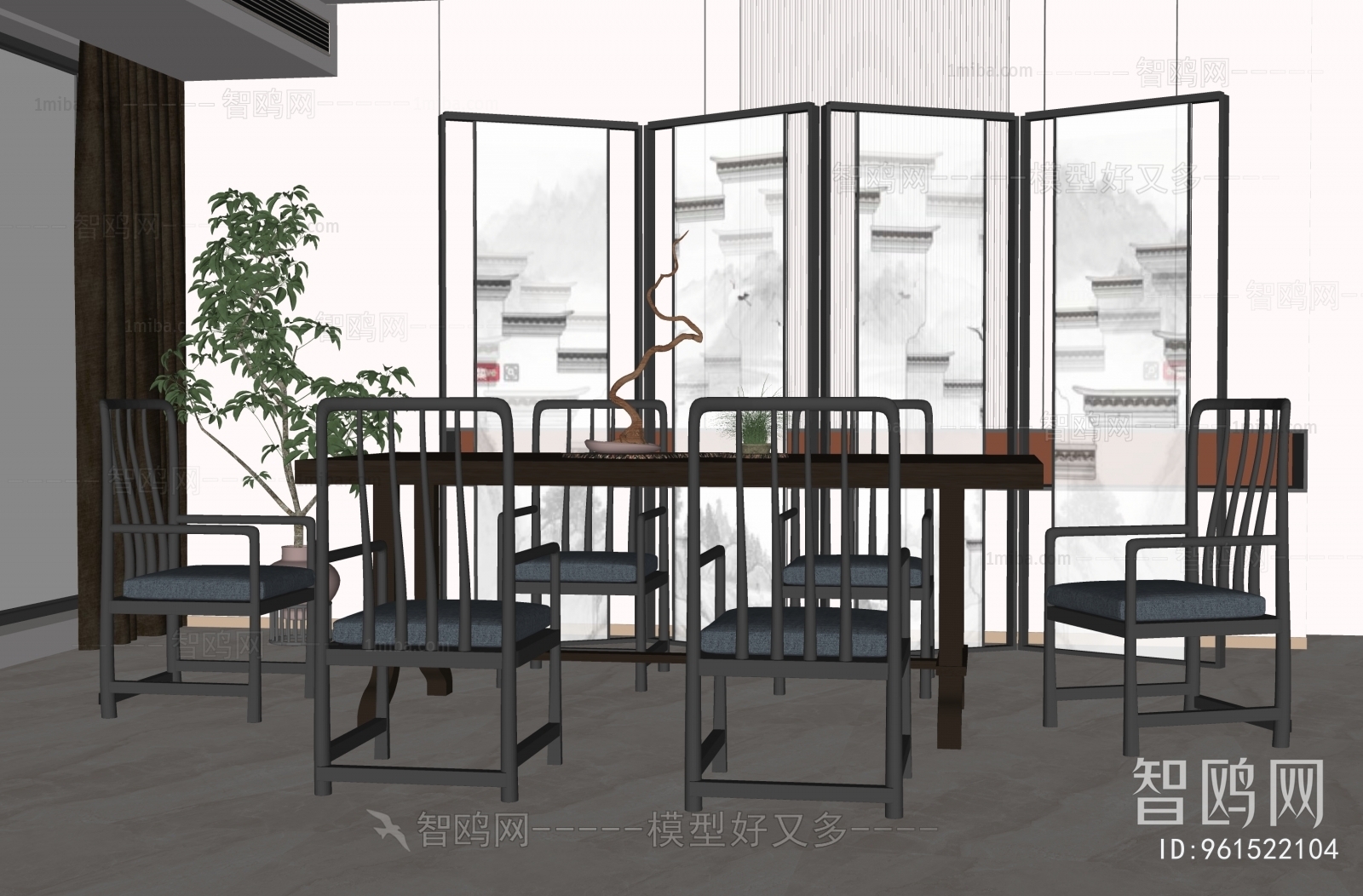 New Chinese Style Dining Table And Chairs