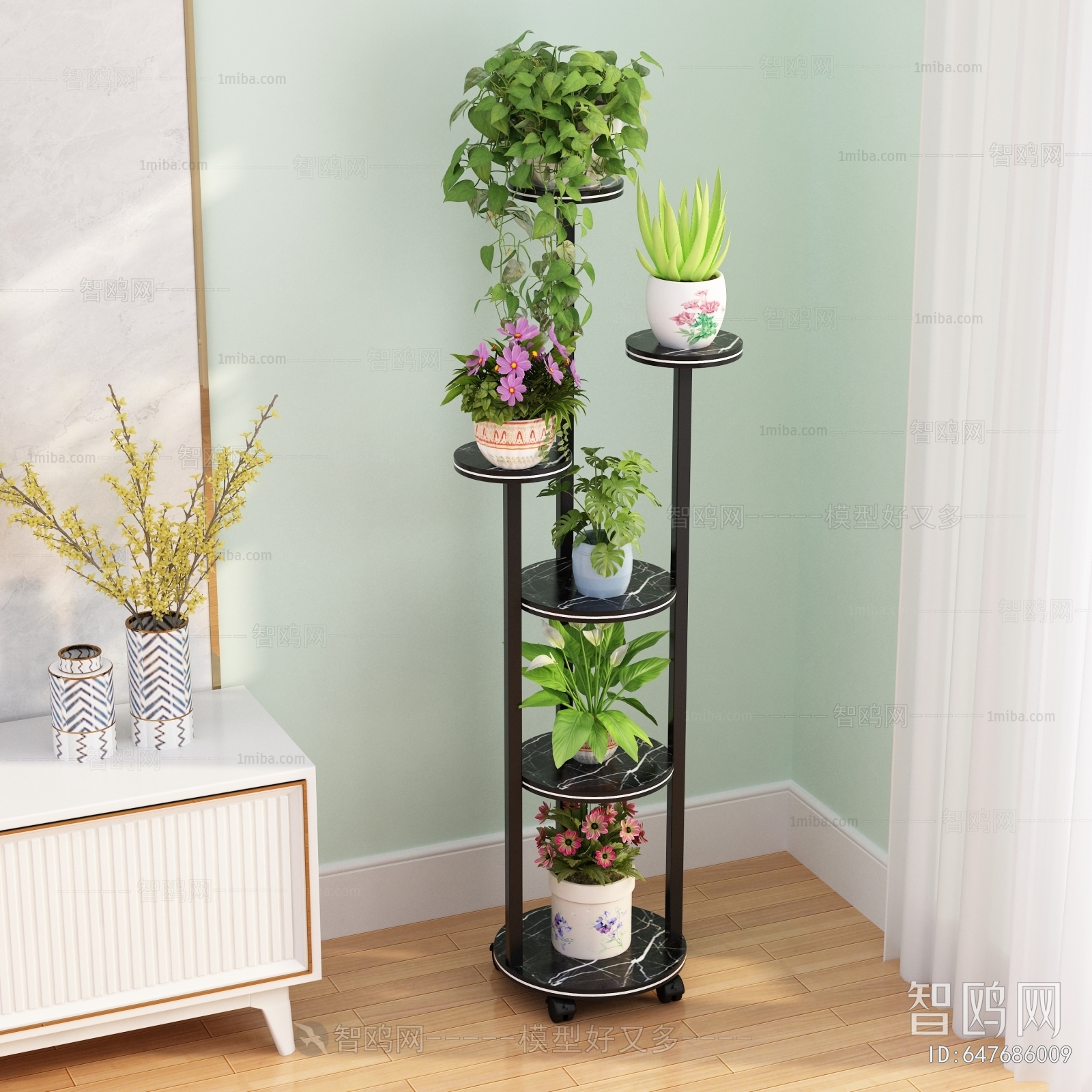 Modern Flower Shelf