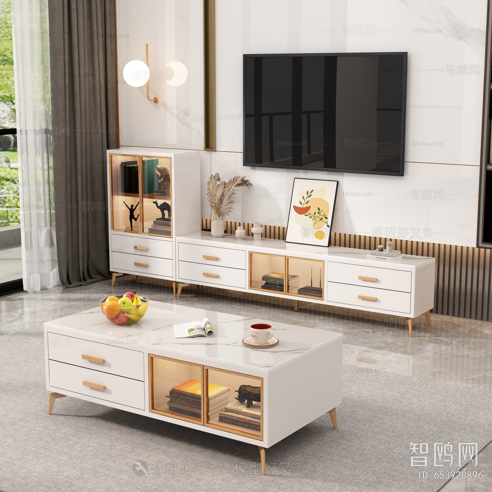 Nordic Style TV Cabinet