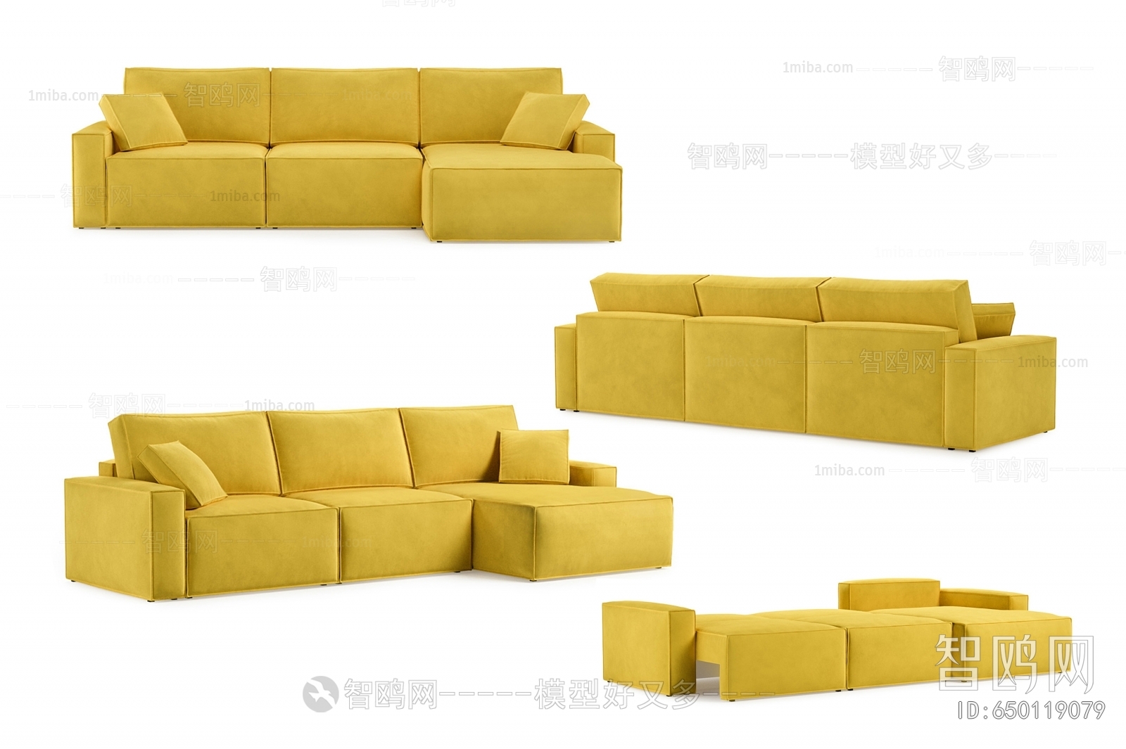Nordic Style Corner Sofa