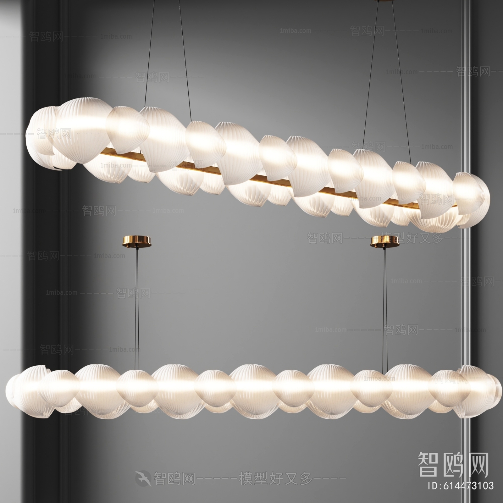 Modern Long Chandelier