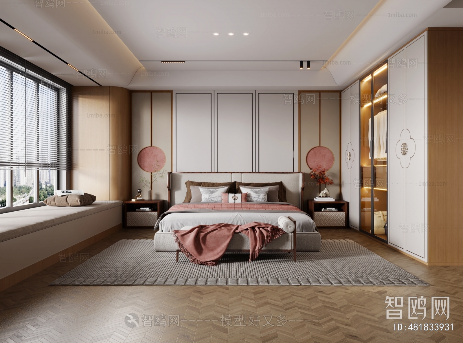 New Chinese Style Bedroom