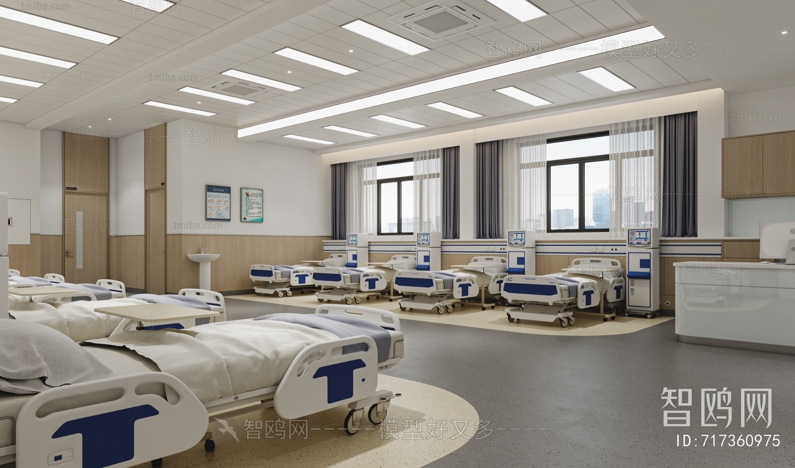 现代病房治疗区