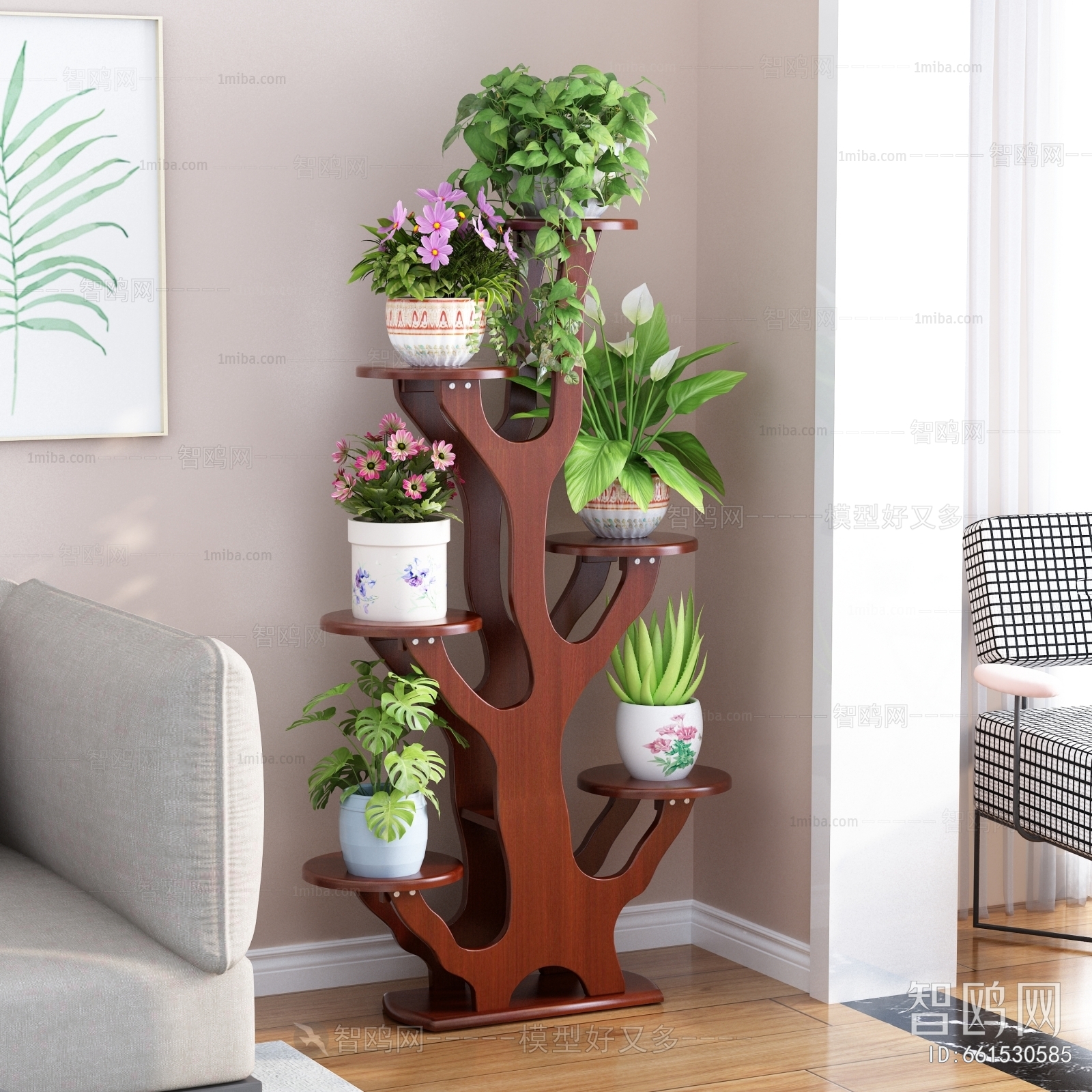 Modern Flower Shelf