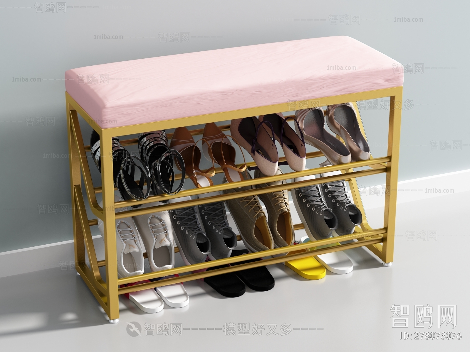 Modern Stool For Changing Shoes