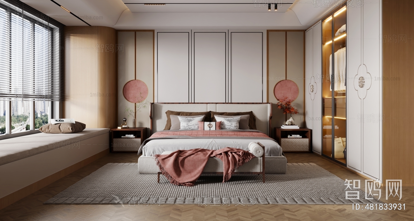 New Chinese Style Bedroom