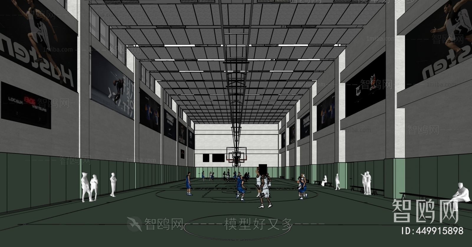 Modern Basketball Arena