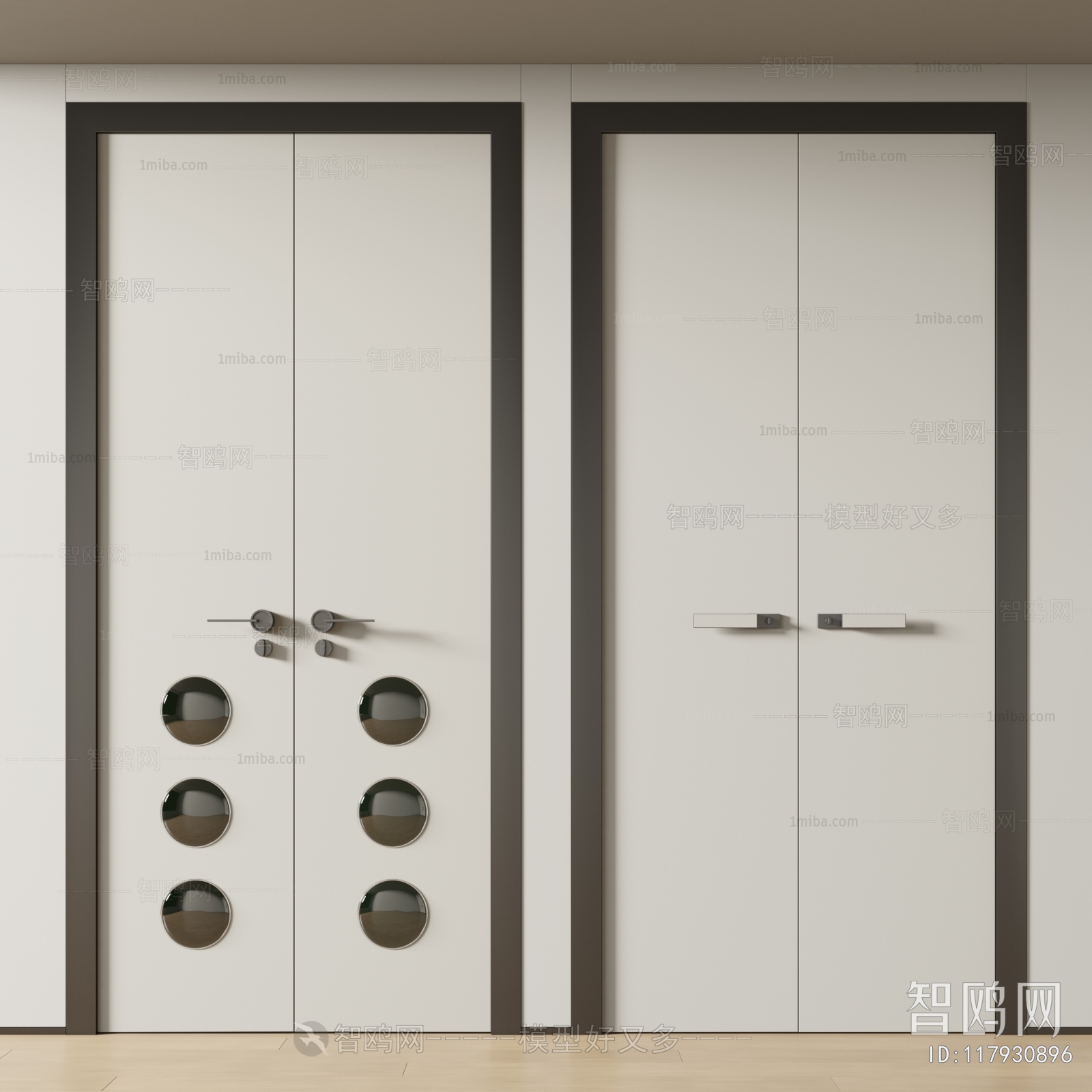 Modern Double Door