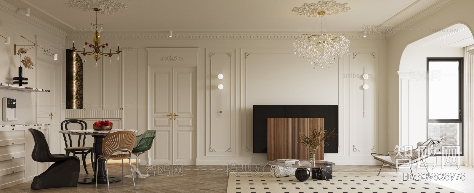 French Style A Living Room