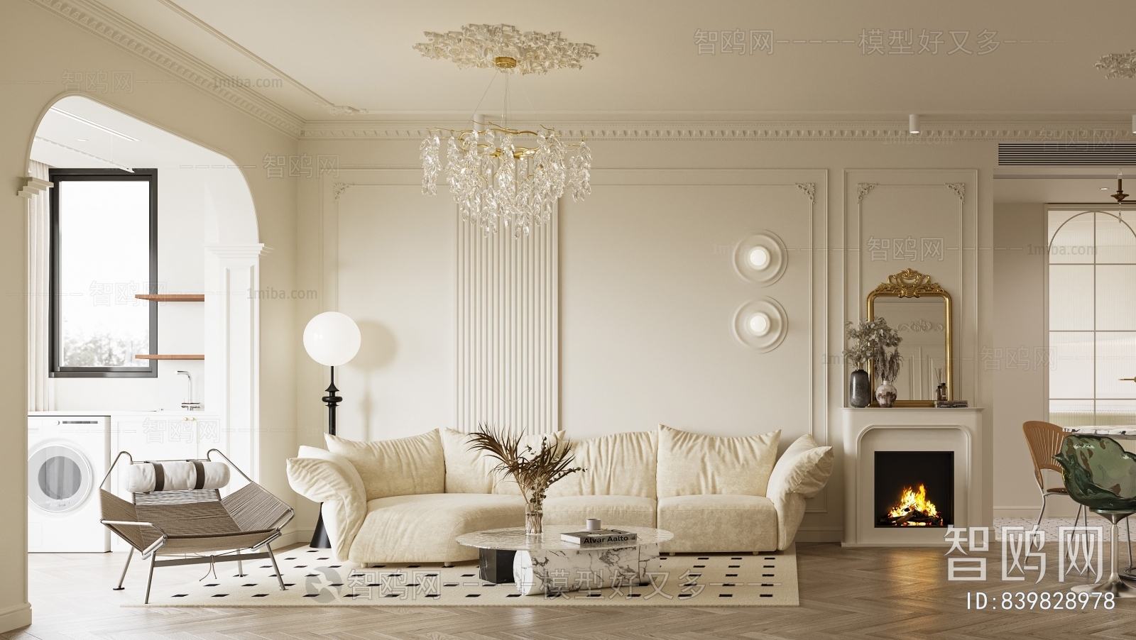 French Style A Living Room