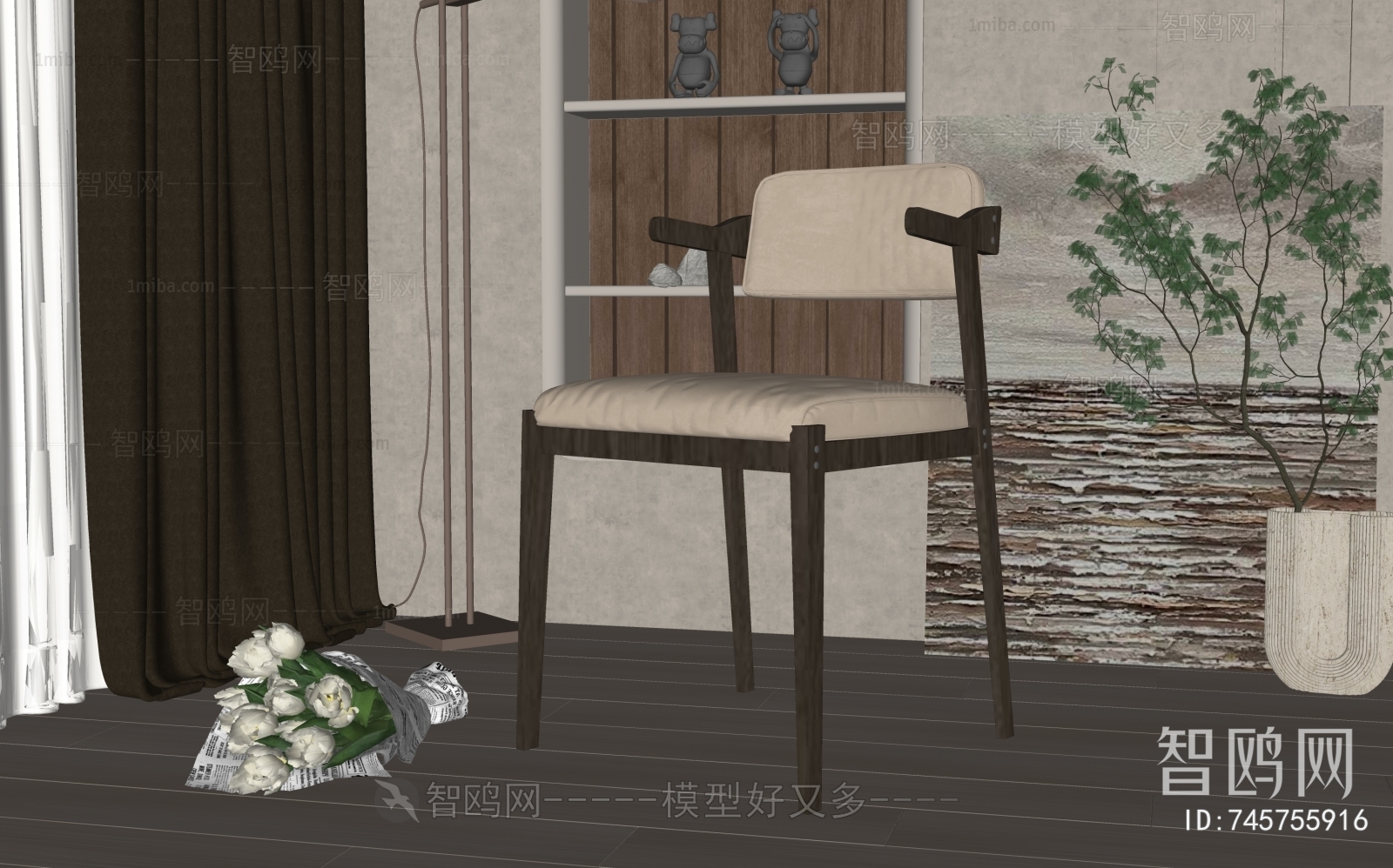 New Chinese Style Dining Chair