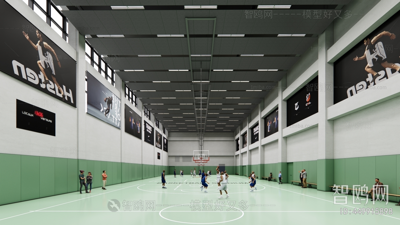 Modern Basketball Arena