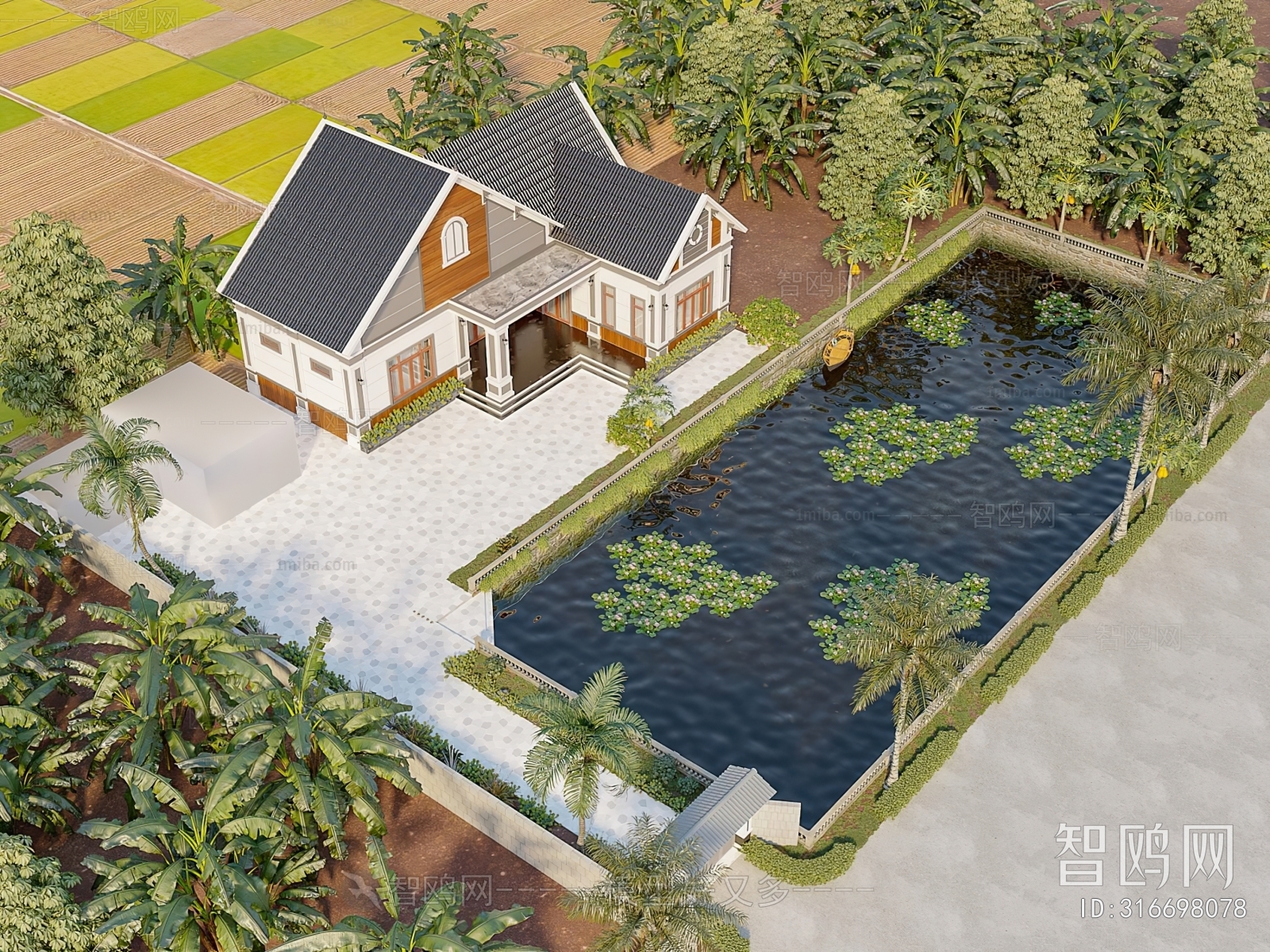 Southeast Asian Style Detached Villa