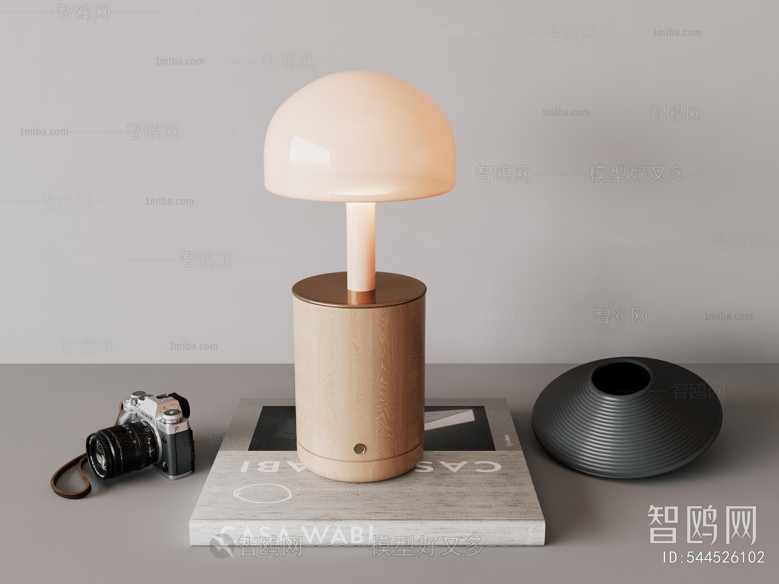 Modern Wabi-sabi Style Table Lamp