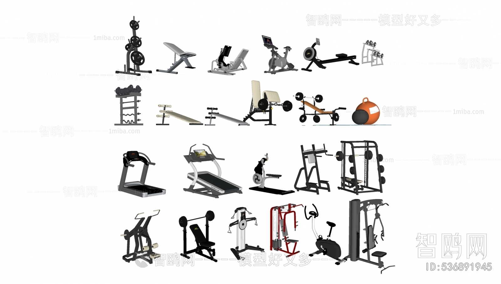 Modern Fitness Equipment