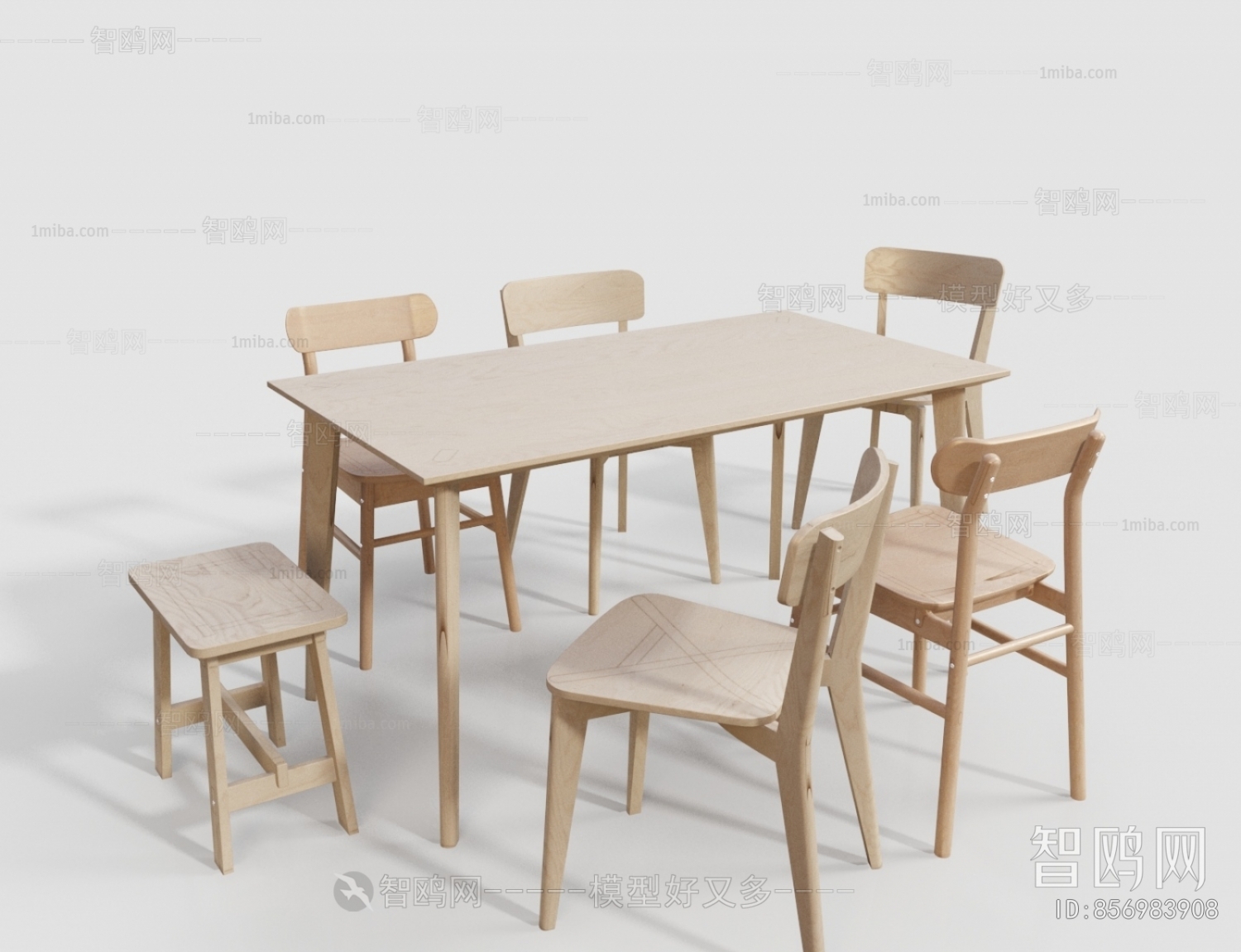 Nordic Style Dining Table And Chairs