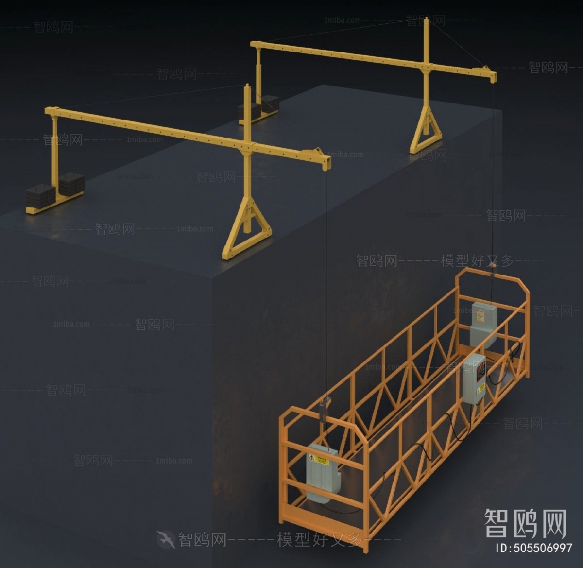 现代高空作业吊篮