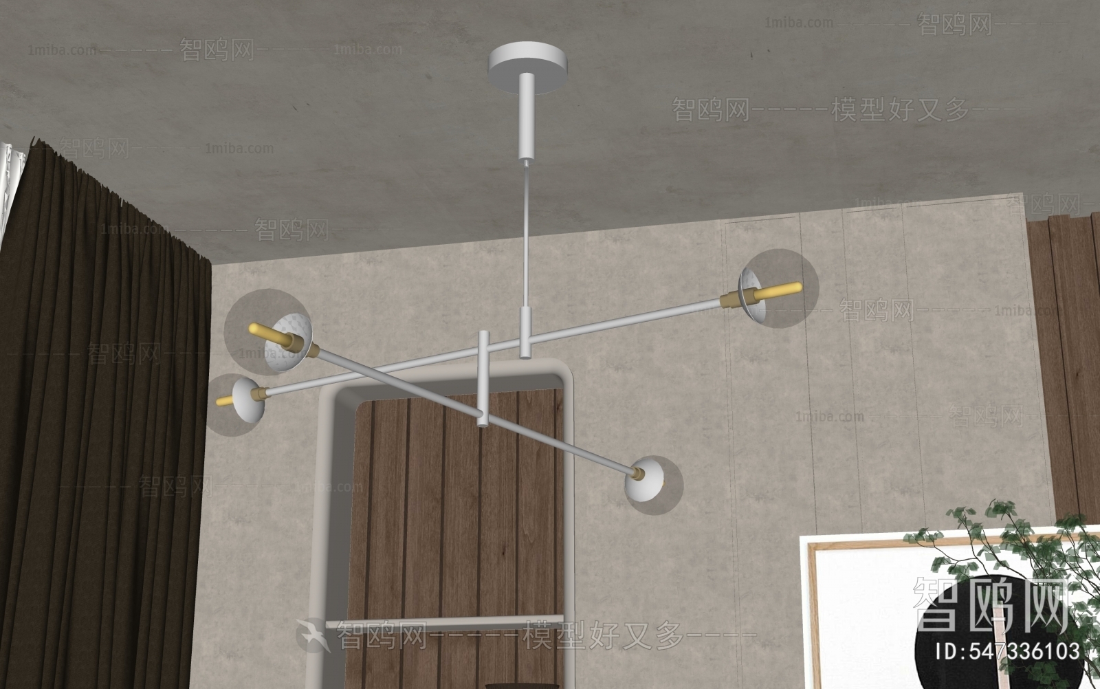 Modern Long Chandelier