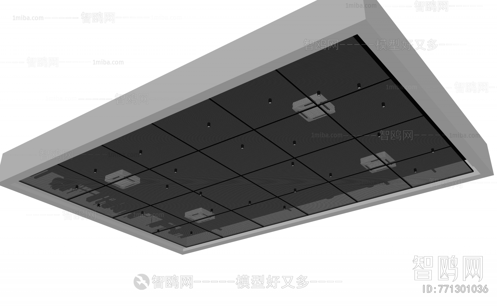 Modern Industrial Style Suspended Ceiling