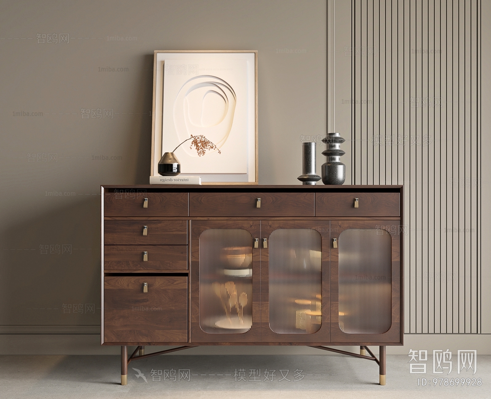 Wabi-sabi Style Sideboard